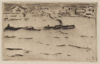 KG 09080
<br/>
De Schelde bij Antwerpen
<br/>
<em>Storm van 's-Gravesande, Carel Nicolaas (1841-1924)</em>